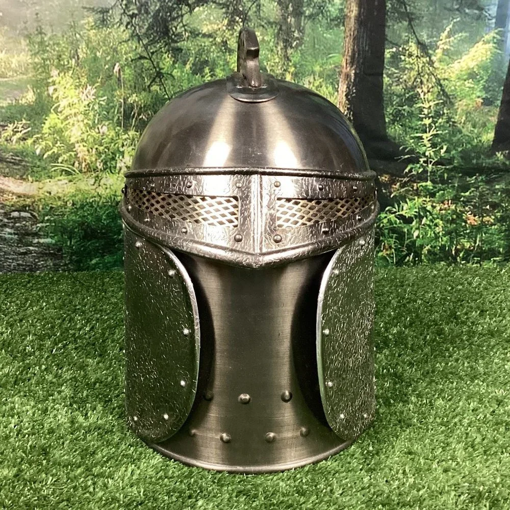 Vintage Medieval Camelot Knight Helmet Ice Bucket